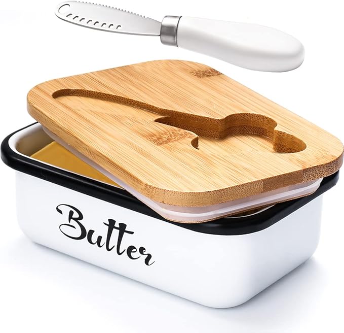 Butter Dish with Lid,Butter Dish for Countertop,