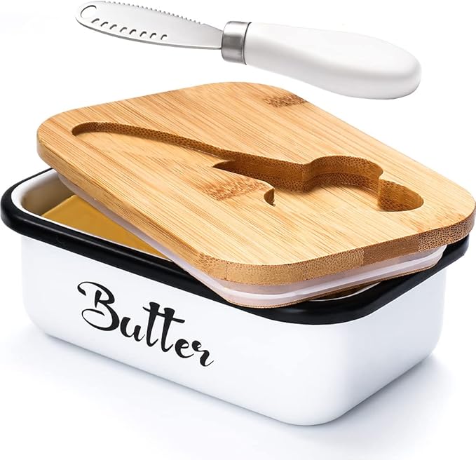 Butter Dish with Lid,Butter Dish for Countertop,